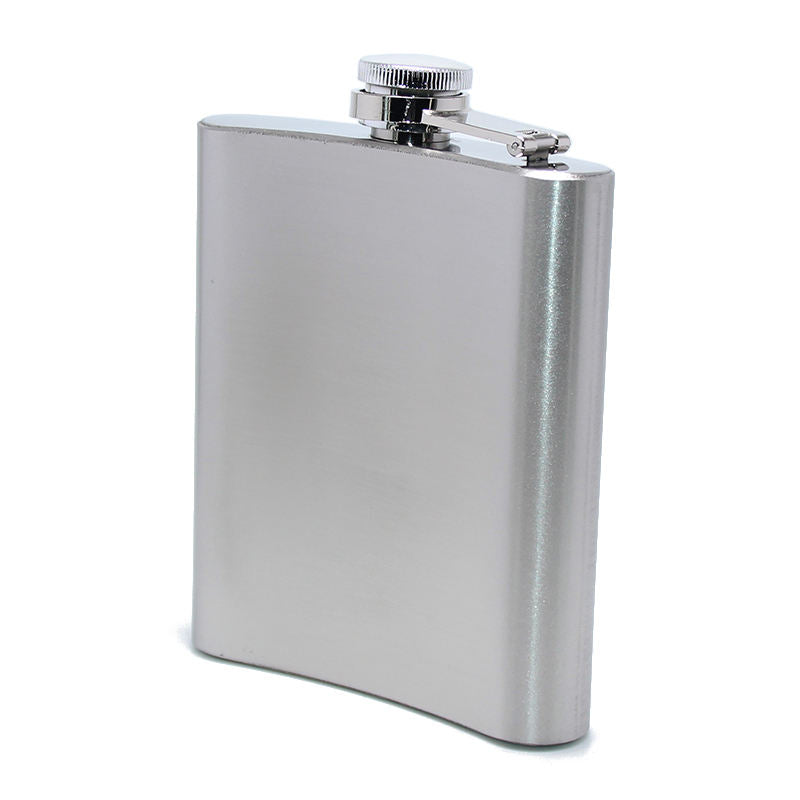 Flachmann mit Gravur, Material Edelstahl, 200ml