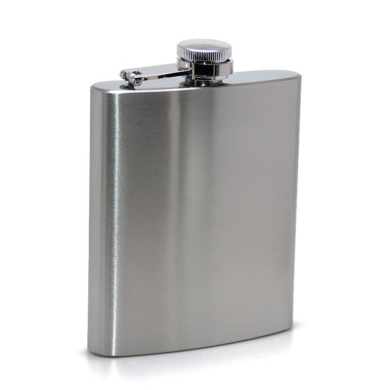 Flachmann mit Gravur, Material Edelstahl, 200ml