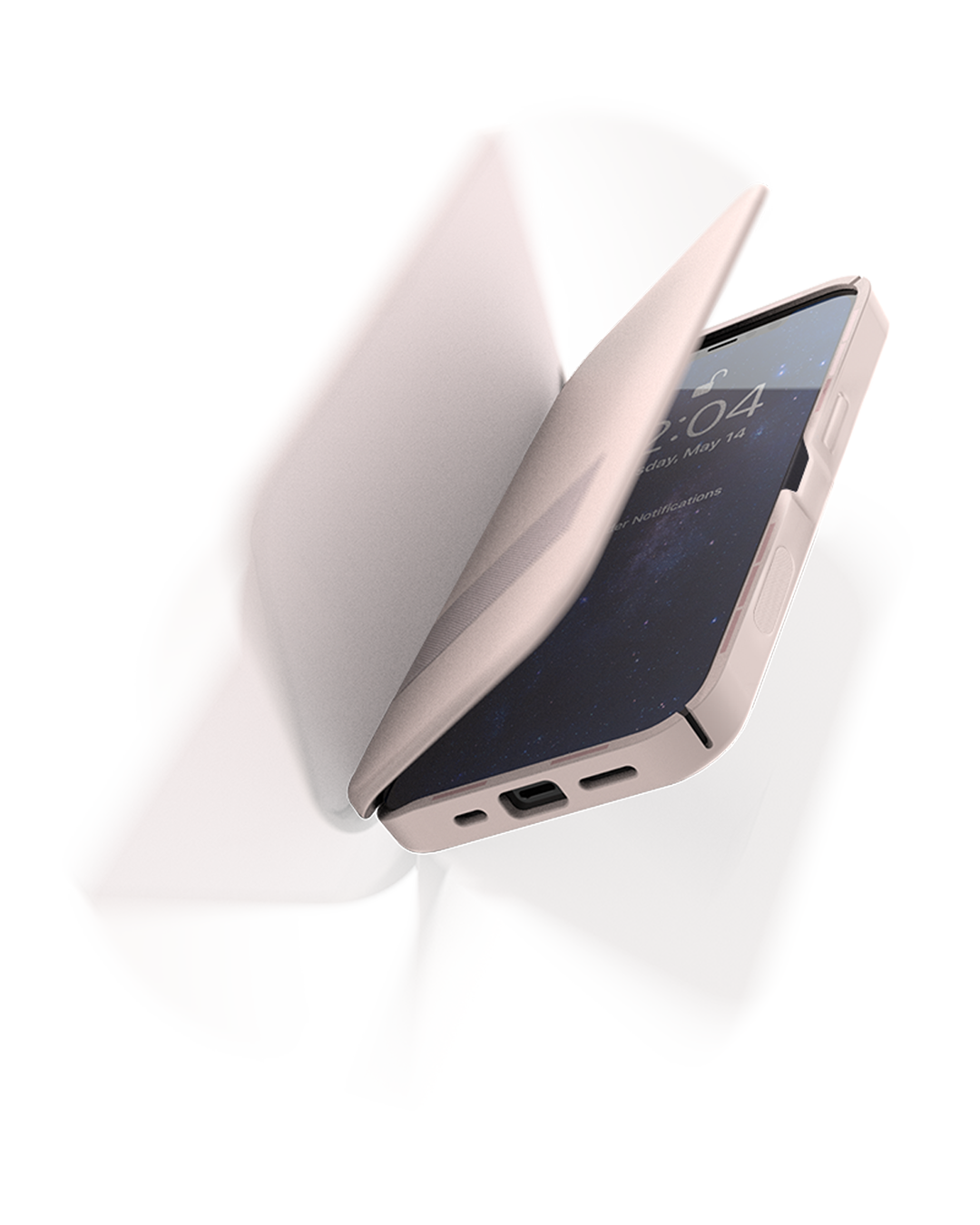 Klak iPhone-fodral. Självstängande. Med gratis gravyr