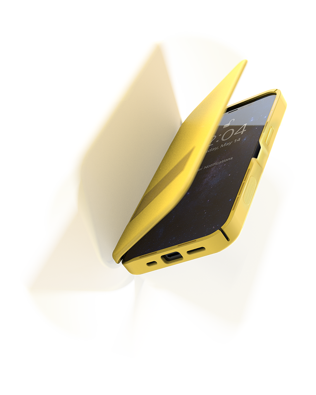 Klak iPhone-fodral. Självstängande. Med gratis gravyr